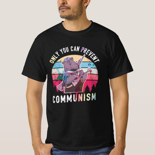 Camiseta Capitalismo anticomunista antisocialista (Anverso)