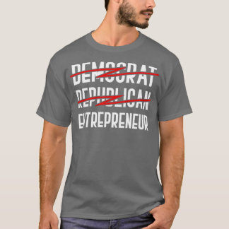 Camiseta Capitalismo empresarial republicano demócrata