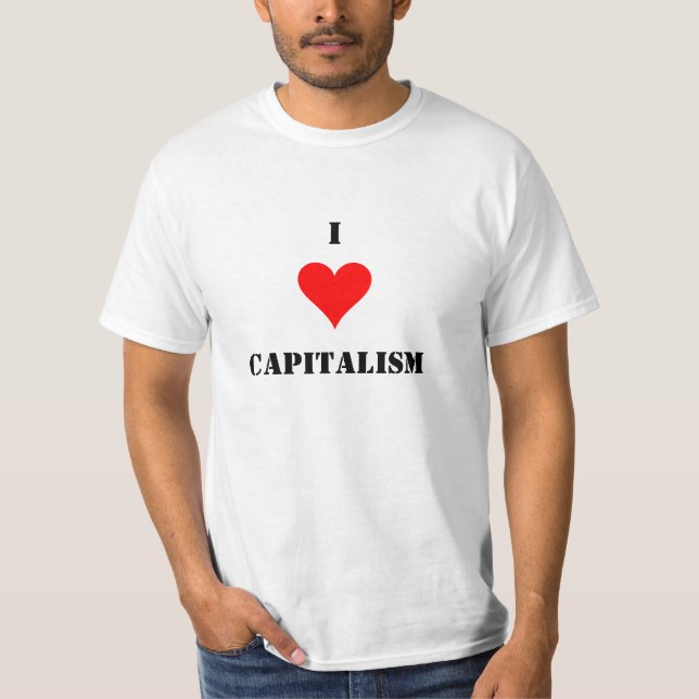 Camiseta Capitalismo I (del corazón) (Anverso)