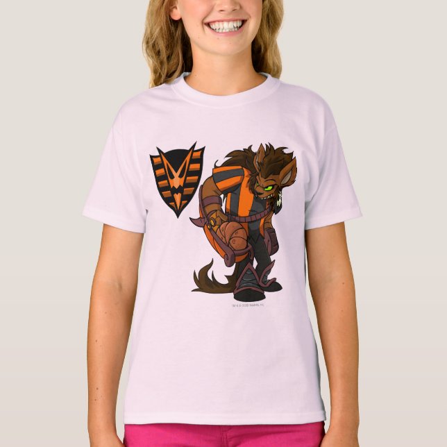 Camiseta Capitán 1 del equipo de Woods atormentado (Anverso)