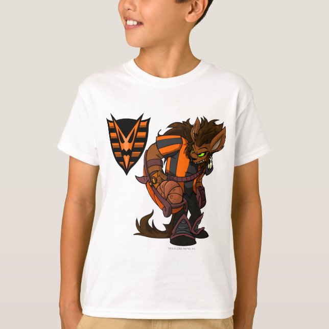 Camiseta Capitán 1 del equipo de Woods atormentado (Anverso)