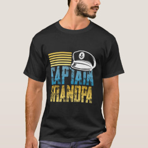 Camiseta Capitán Abuelo - Capitán de vela Gorra - Amante de