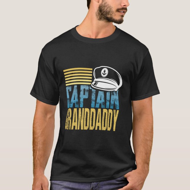 Camiseta Capitán Abuelo Navegando Capitán Bote (Anverso)