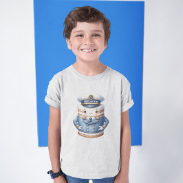 Camiseta Capitán Adorable del Pastel - Aventura en los Mare