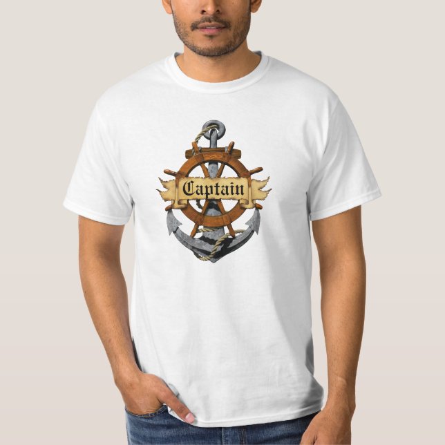 Camiseta Capitán Anchor y rueda (Anverso)