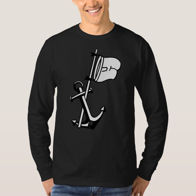 Camiseta Capitán Ancla de Barco (Anverso)