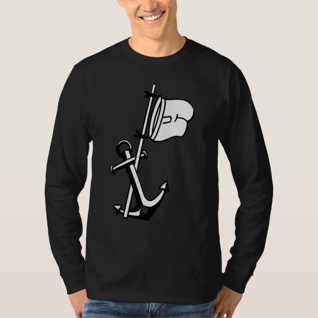 Camiseta Capitán Ancla de Barco (Anverso)