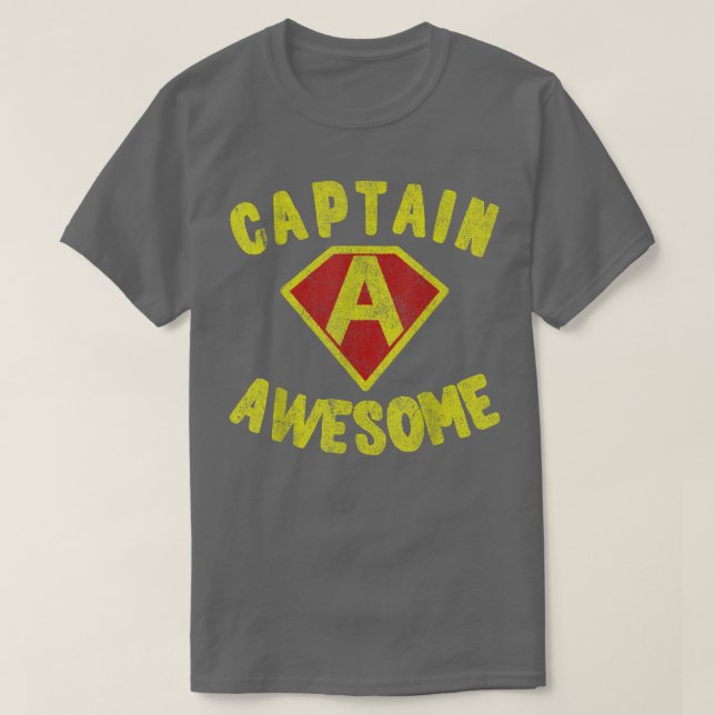 Camiseta Capitán Awesome (Diseño del anverso)