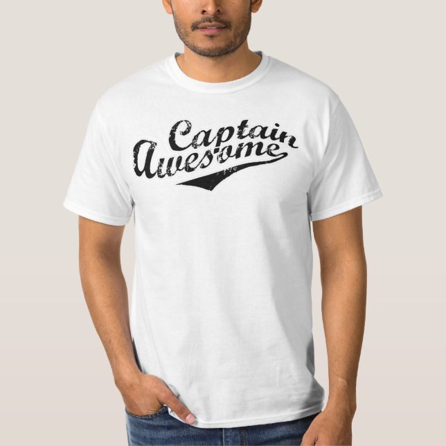 Camiseta Capitán Awesome T-shirts (Anverso)