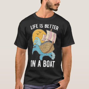 Camiseta Capitán Barco Náutico Navegante