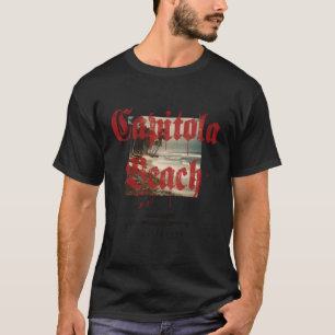 Camiseta Capitán Beach California Ca Tattoo Beach Surf