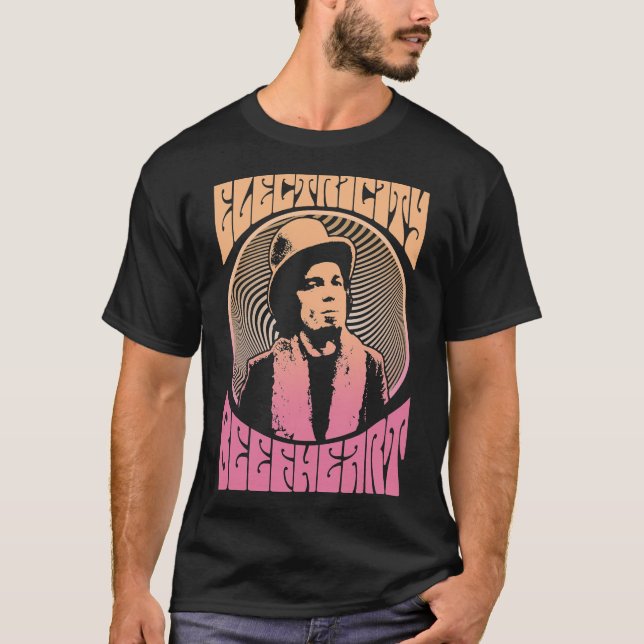 Camiseta Capitán Beefheart Psychedelic Rock Classic T-Shirt (Anverso)