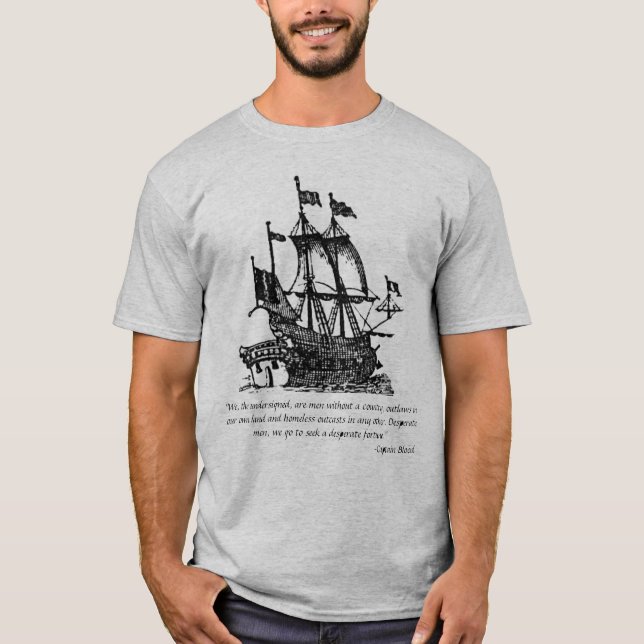 Camiseta Capitán Blood Pirate T-shirt (Anverso)