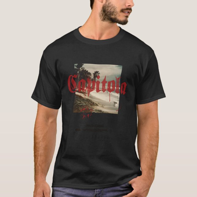 Camiseta Capitán California Ca Tattoo Beach Surf (Anverso)