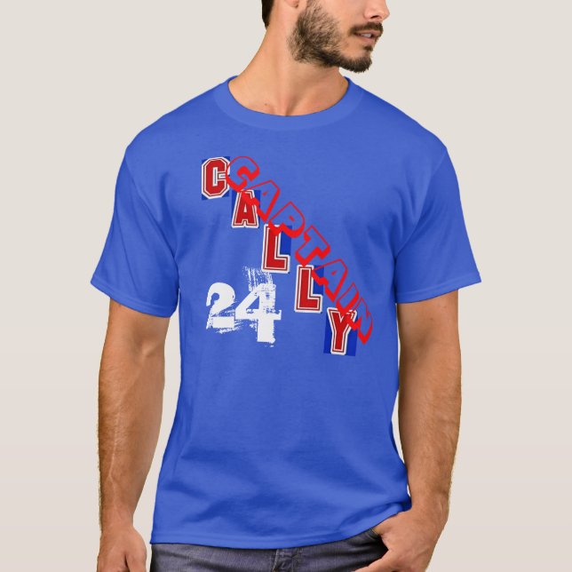 Camiseta Capitán Cally Broadway Blueshirts (Anverso)