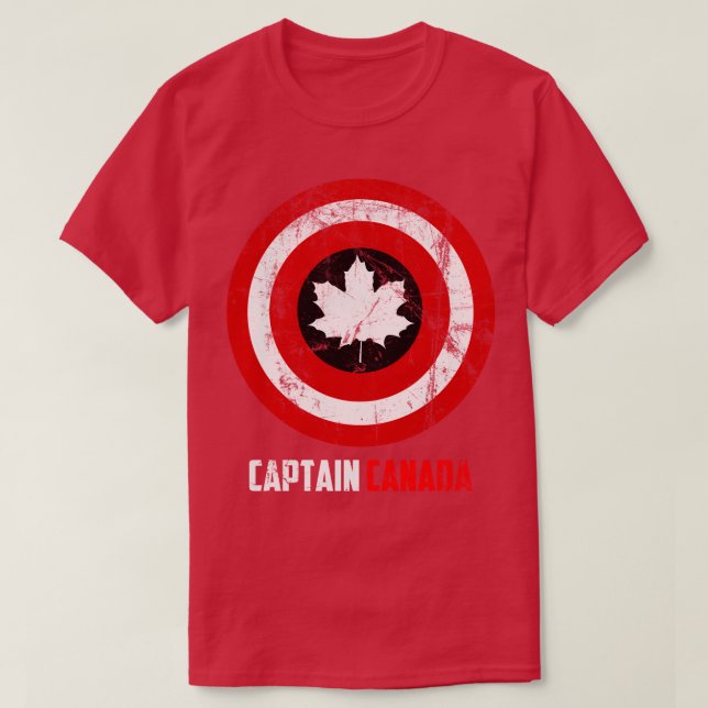 Camiseta Capitán Canadá (Diseño del anverso)