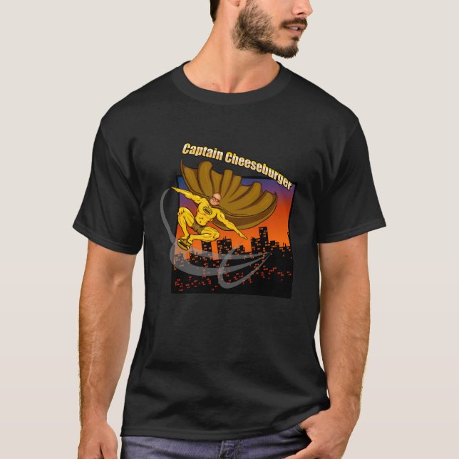 Camiseta Capitán Cheeseburger T-shirt (Anverso)