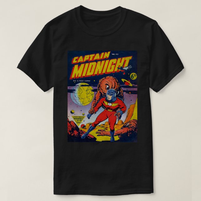 Camiseta Capitán comic vintage Classic (Diseño del anverso)