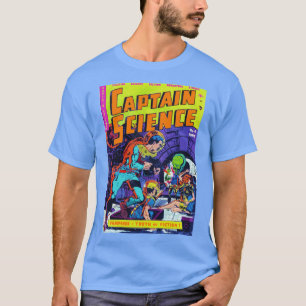 Camiseta Capitán Cómics cubrir Retro de vampiros espaciales