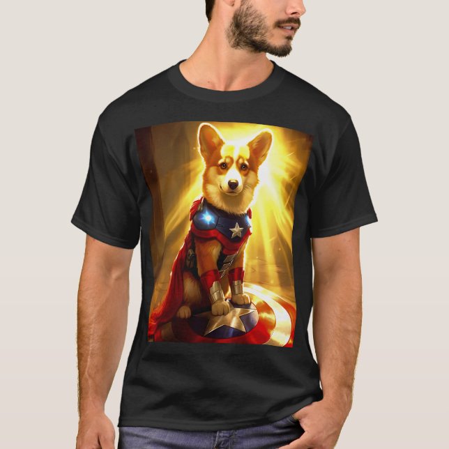 Camiseta Capitán Corgi (Anverso)