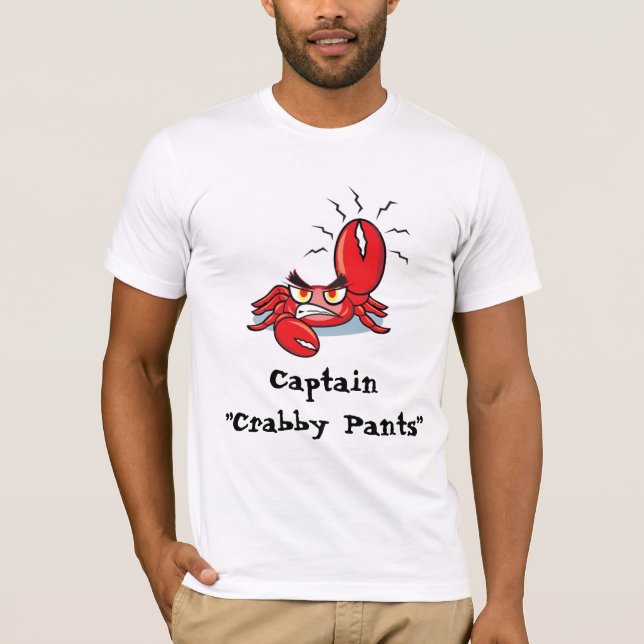 Camiseta Capitán Crabby Pants (Anverso)