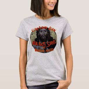 Camiseta Capitán Dan el Santo del Halibut de Whittier Alask