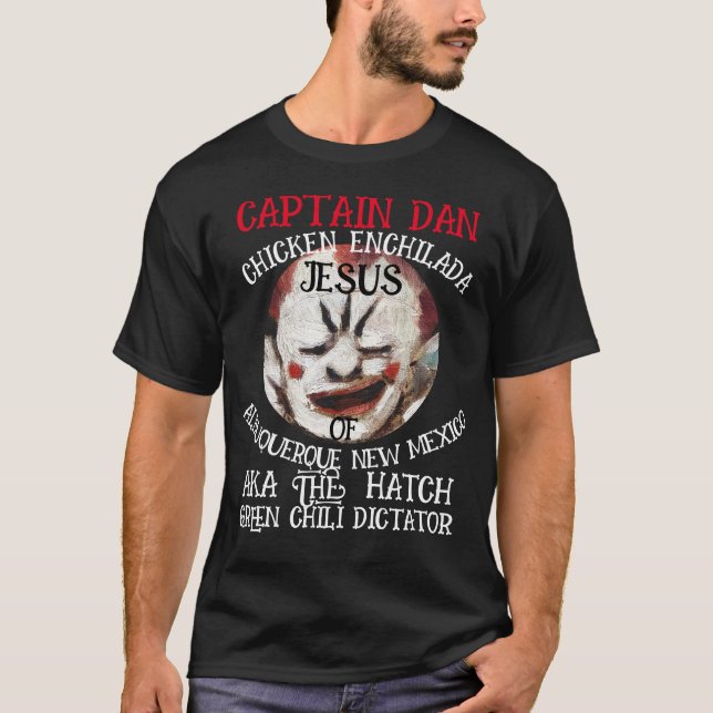 CAMISETA CAPITÁN DAN POLLO ENCHILADA JESÚS 2049 NM (Anverso)