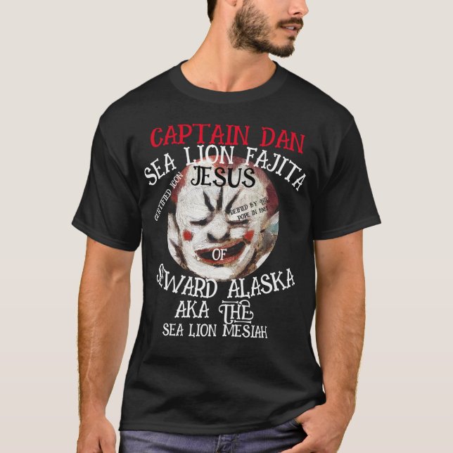 CAMISETA CAPITÁN DAN SEA LION FAJITA JESUS SEWARD ALASKA (Anverso)