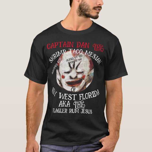 CAMISETA CAPITÁN DAN SHRIMP TACO MESÍAS KEY WEST FL 2045 (Anverso)