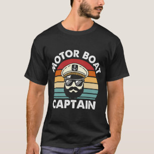 Camiseta capitán de barco a motor