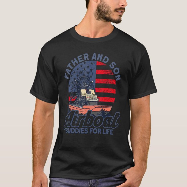 Camiseta Capitán De Barco Aéreo Padre E Hijo Budders Americ (Anverso)