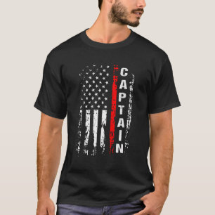 Camiseta Capitán de bomberos - Camisas de bomberos - Capitá