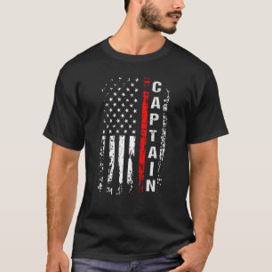 Camiseta Capitán de bomberos Capitán de bomberos Jefe de bo