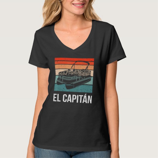 Camiseta Capitán de bote El Capitan El Capitan Bote Vida Sa (Anverso)