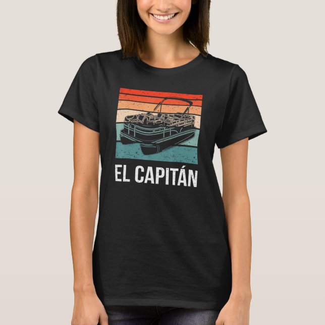 Camiseta Capitán de bote El Capitan El Capitan Bote Vida Sa (Anverso)