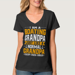 Camiseta Capitán de bote para motocicletas de los hombres