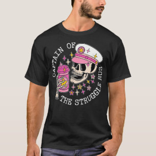 Camiseta Capitán De Calavera De La Ropa De Ropa De Autobús