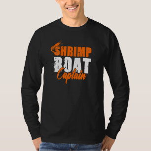 Camiseta Capitán de camarones en barco de pesca de altura