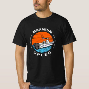 Camiseta Capitán de Carreras de lancha motora de lanchas r