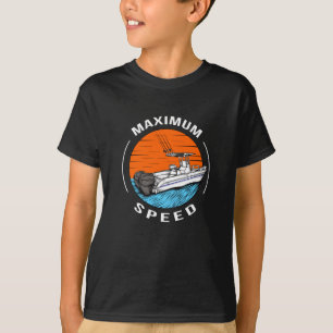 Camiseta Capitán de Carreras de lancha motora de lanchas r