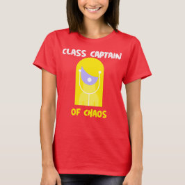 Camiseta Capitán de clase de la clase de caos Profesor
