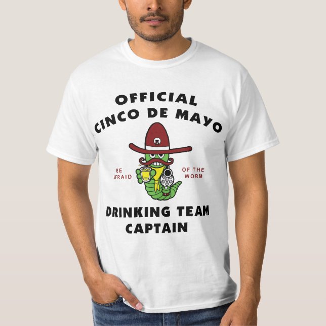 Camiseta Capitán de consumición T-Shirt del equipo de Cinco (Anverso)
