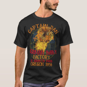 Camiseta Capitán de fábrica de bebés alemanes nacidos Coho