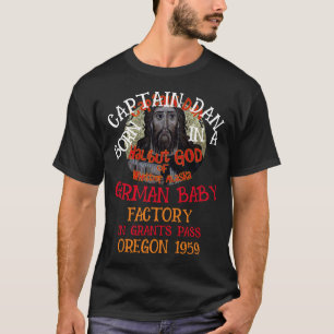 Camiseta Capitán de fábrica de bebés alemanes nacidos Coho 