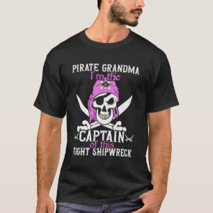 Camiseta Capitán de la Abuela Pirata Captura de Pirata