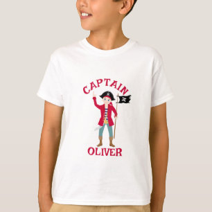 Camiseta Capitán de la Fiesta de Cumpleaños del Barco Pirat