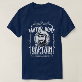 Camiseta Capitán de lancha motora para hombres