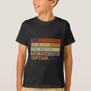 Camiseta Capitán de lancha pontona papá divertido vela y na
