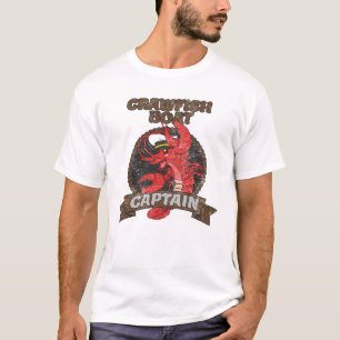 Camiseta Capitán de langosta Cajun Cajun en el sur del mar