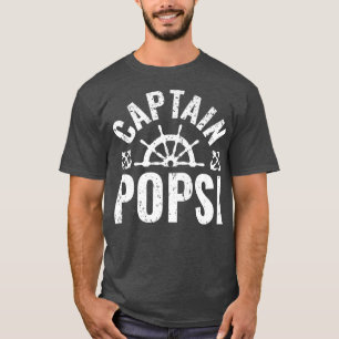 Camiseta Capitán De Los Hombres Popsi Propietario Del Barco